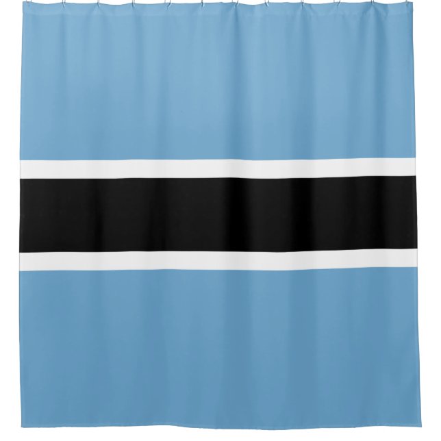 Cortina De Ducha Bandera de Botsuana (Botsuana) (Anverso)