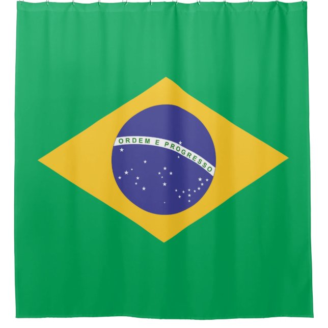 Cortina De Ducha Bandera de Brasil (Anverso)