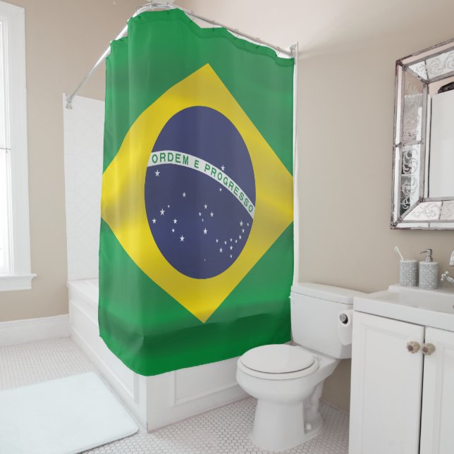 Cortina De Ducha Bandera de Brasil (In situ)