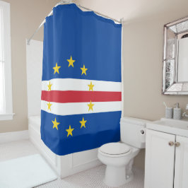 Cortina De Ducha Bandera de Cabo Verde
