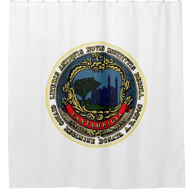 Cortina De Ducha Bandera de Cambridge (Massachusetts) (Anverso)