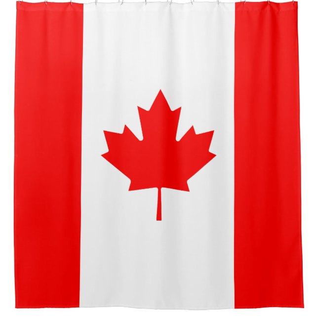 Cortina De Ducha Bandera de Canadá (Anverso)