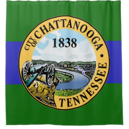 Cortina De Ducha Bandera de Chattanooga (Tennessee)
