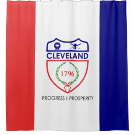 Cortina De Ducha Bandera de Cleveland (Ohio)