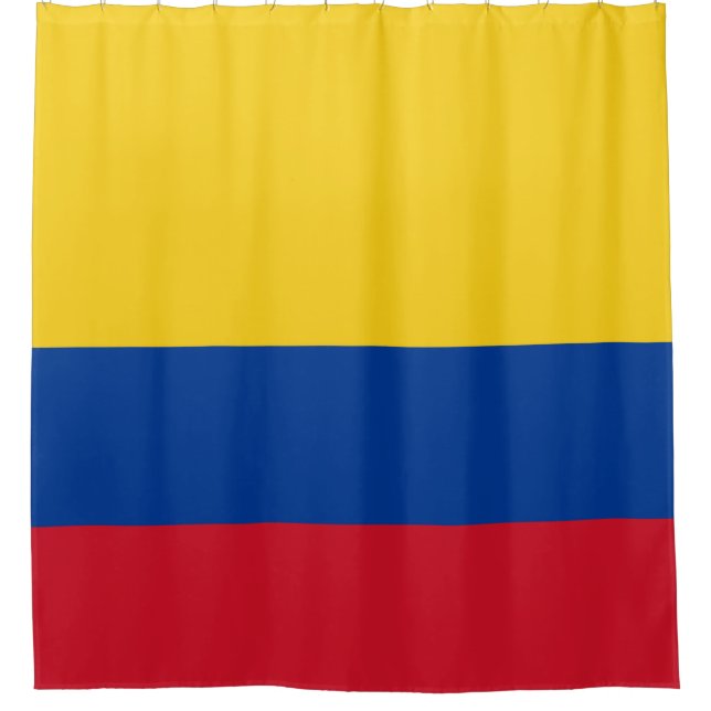 Cortina De Ducha Bandera de Colombia (Anverso)