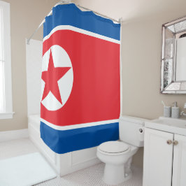 Cortina De Ducha bandera de Corea del Norte