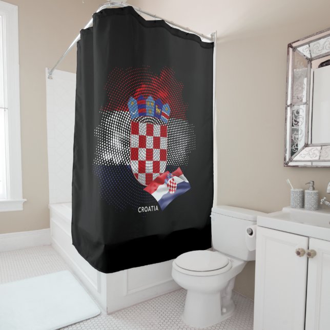 Cortina De Ducha bandera de Croacia (In situ)
