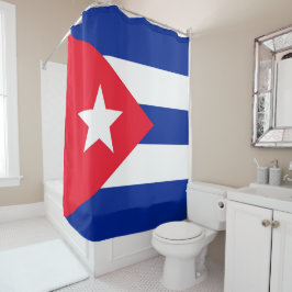 Cortina De Ducha Bandera de Cuba