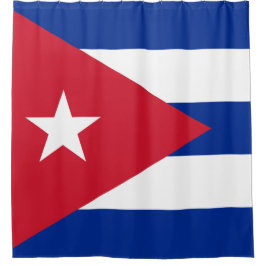 Cortina De Ducha Bandera de Cuba