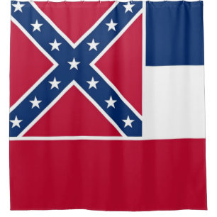 CORTINA DE DUCHA BANDERA DE ESTADO DE MISSISSIPPI
