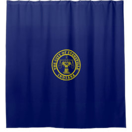 Cortina De Ducha Bandera de Evansville (Indiana)