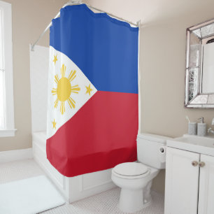 Cortina De Ducha Bandera de Filipinas