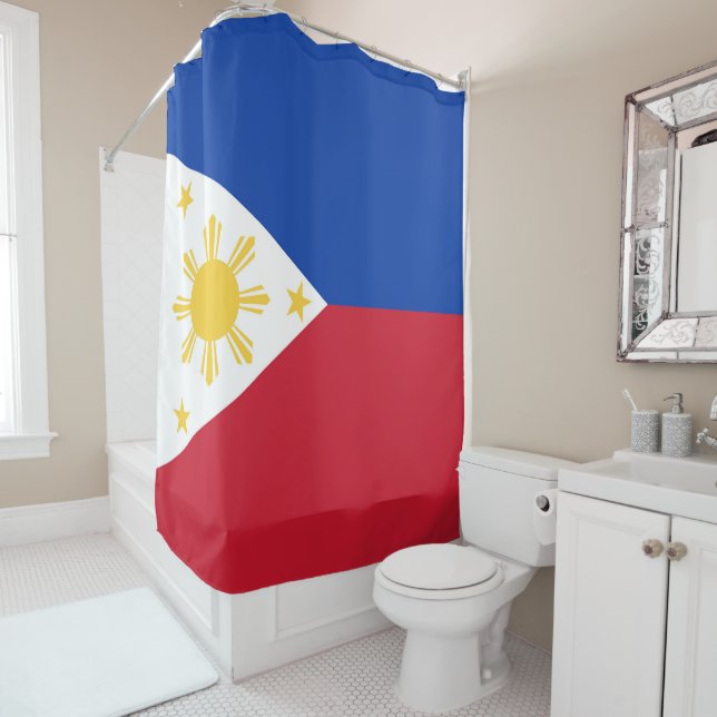 Cortina De Ducha Bandera de Filipinas (In situ)