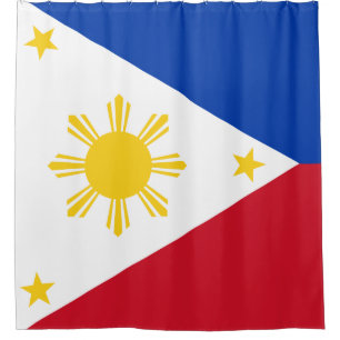 Cortina De Ducha Bandera de Filipinas