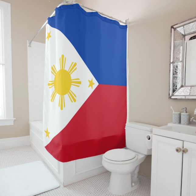 Cortina De Ducha Bandera de Filipinas (In situ)