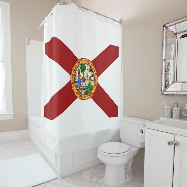 Cortina De Ducha Bandera de Florida (In situ)