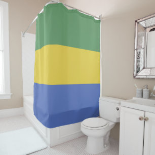 Cortina De Ducha Bandera de Gabón