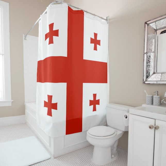 Cortina De Ducha Bandera de Georgia (In situ)