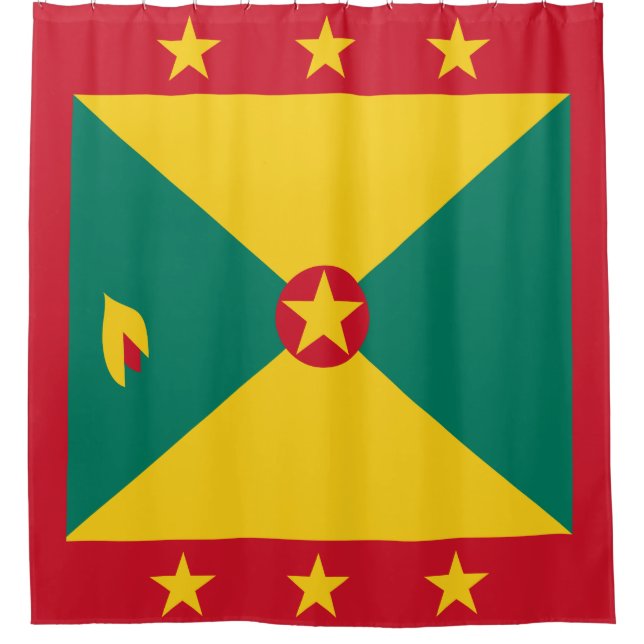 Cortina De Ducha Bandera de Grenada (Anverso)