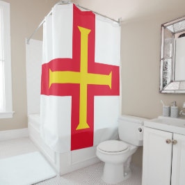 Cortina De Ducha Bandera de Guernsey