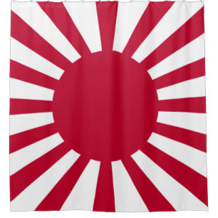 Cortina De Ducha Bandera de guerra imperial de Japón