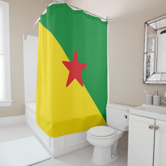 Cortina De Ducha Bandera de Guyana Francesa (In situ)