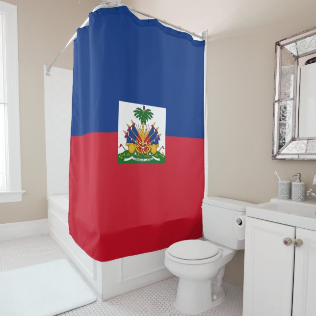 Cortina De Ducha Bandera de Haití (In situ)