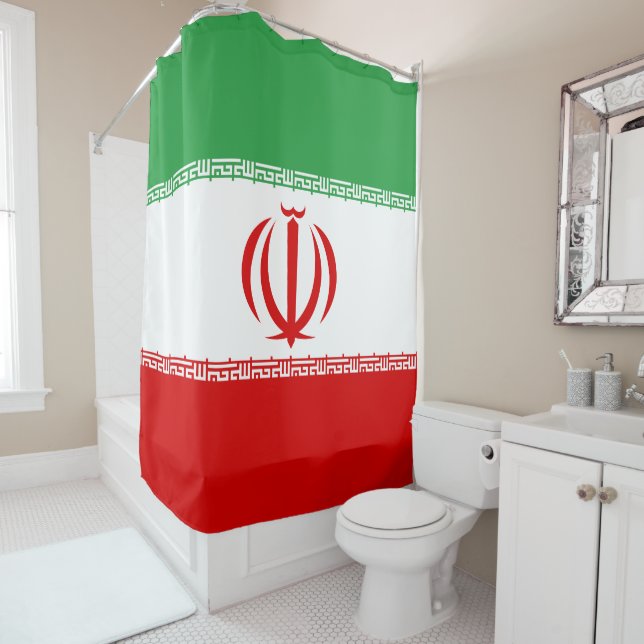 Cortina De Ducha Bandera de Irán (In situ)