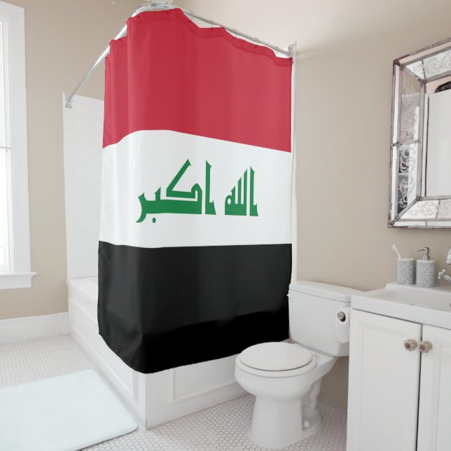 Cortina De Ducha Bandera de Iraq (In situ)