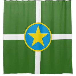 Cortina De Ducha Bandera de Jackson (Misisipi)