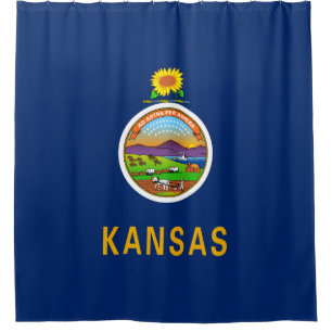 Cortina De Ducha Bandera de Kansas