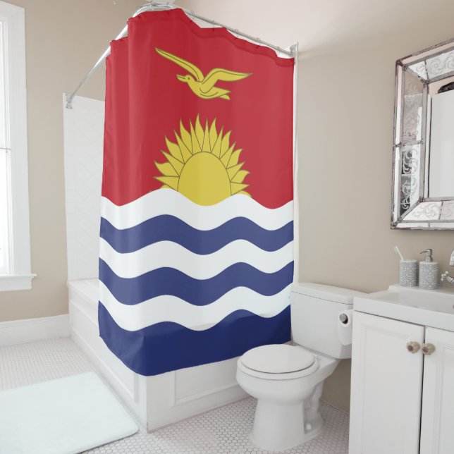 Cortina De Ducha Bandera de Kiribati (In situ)