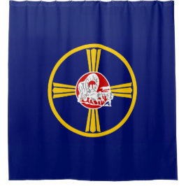 Cortina De Ducha Bandera de la ciudad de Omaha (Nebraska)