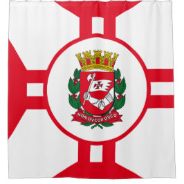 Cortina De Ducha Bandera de la ciudad de São Paulo