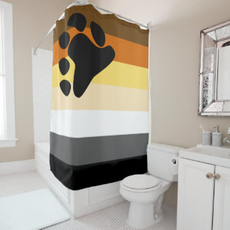 Cortina De Ducha Bandera de la Hermandad del Oso Gay
