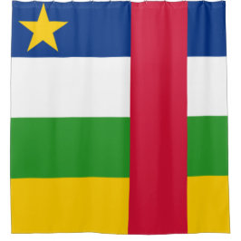 Cortina De Ducha Bandera de la República Centroafricana (RCA)