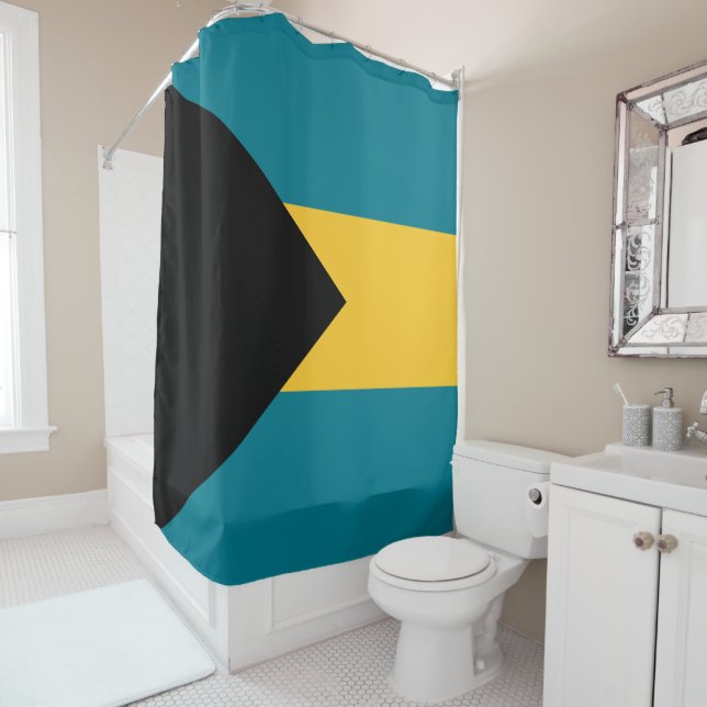 Cortina De Ducha Bandera de las Bahamas (In situ)