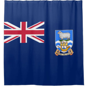 Cortina De Ducha Bandera de las Islas Falkland (Territorio Británic