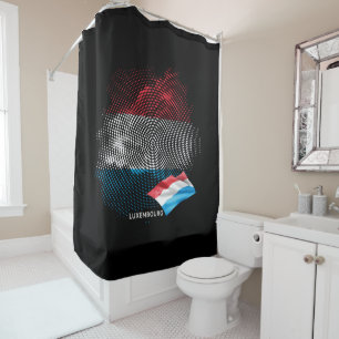 Cortina De Ducha bandera de Luxemburgo