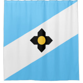 Cortina De Ducha Bandera de Madison (Wisconsin)