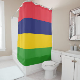 Cortina De Ducha Bandera de Mauricio
