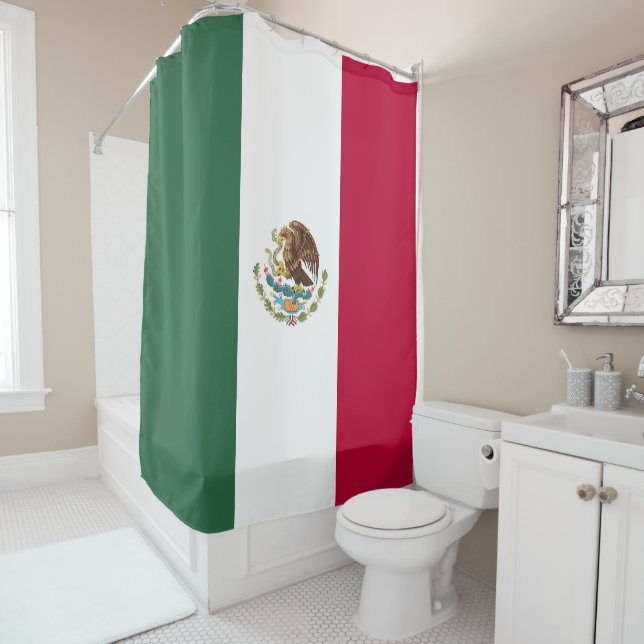 Cortina De Ducha Bandera de México (In situ)