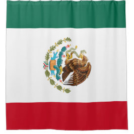 Cortina De Ducha bandera de México