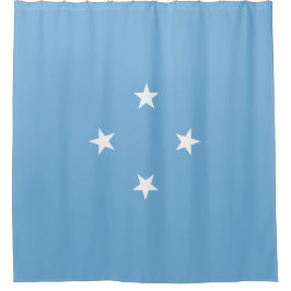 Cortina De Ducha Bandera de Micronesia (Estados Federados de Micron