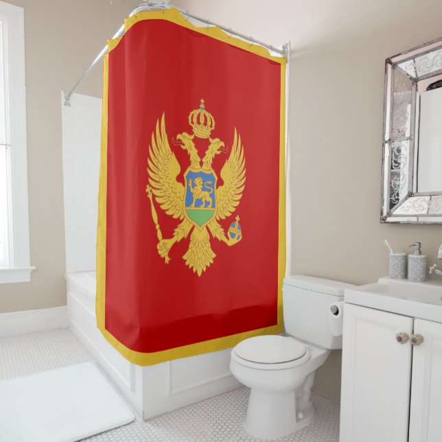 Cortina De Ducha Bandera de Montenegro (In situ)