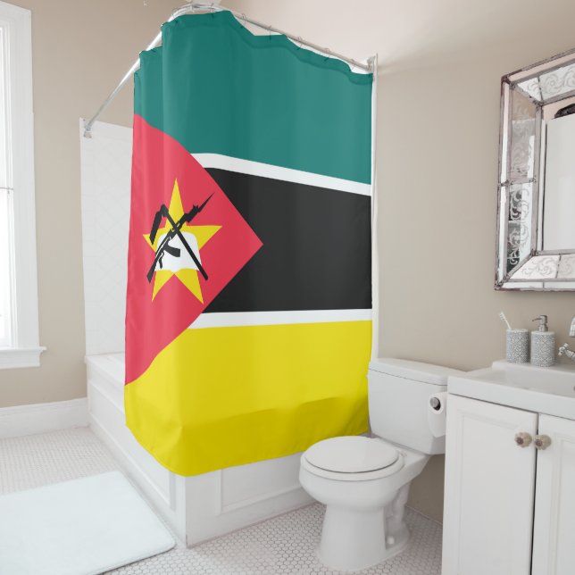 Cortina De Ducha Bandera de Mozambique (In situ)