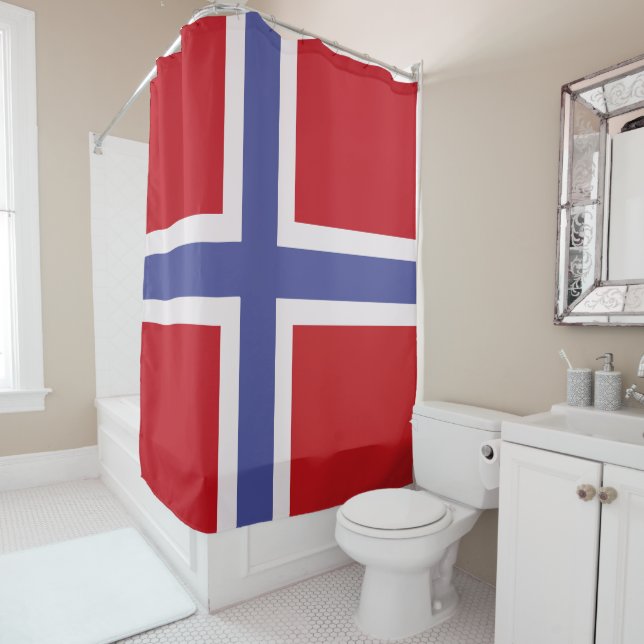 Cortina De Ducha Bandera de Noruega (In situ)