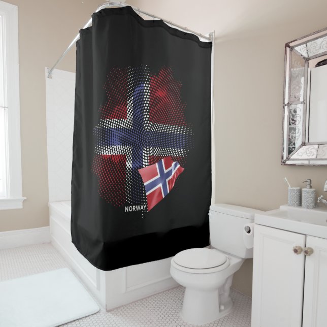 Cortina De Ducha bandera de Noruega (In situ)
