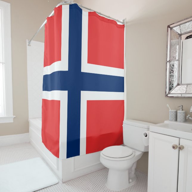 Cortina De Ducha Bandera de Noruega (In situ)