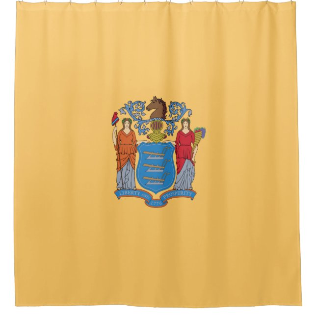 Cortina De Ducha Bandera de Nueva Jersey (Anverso)